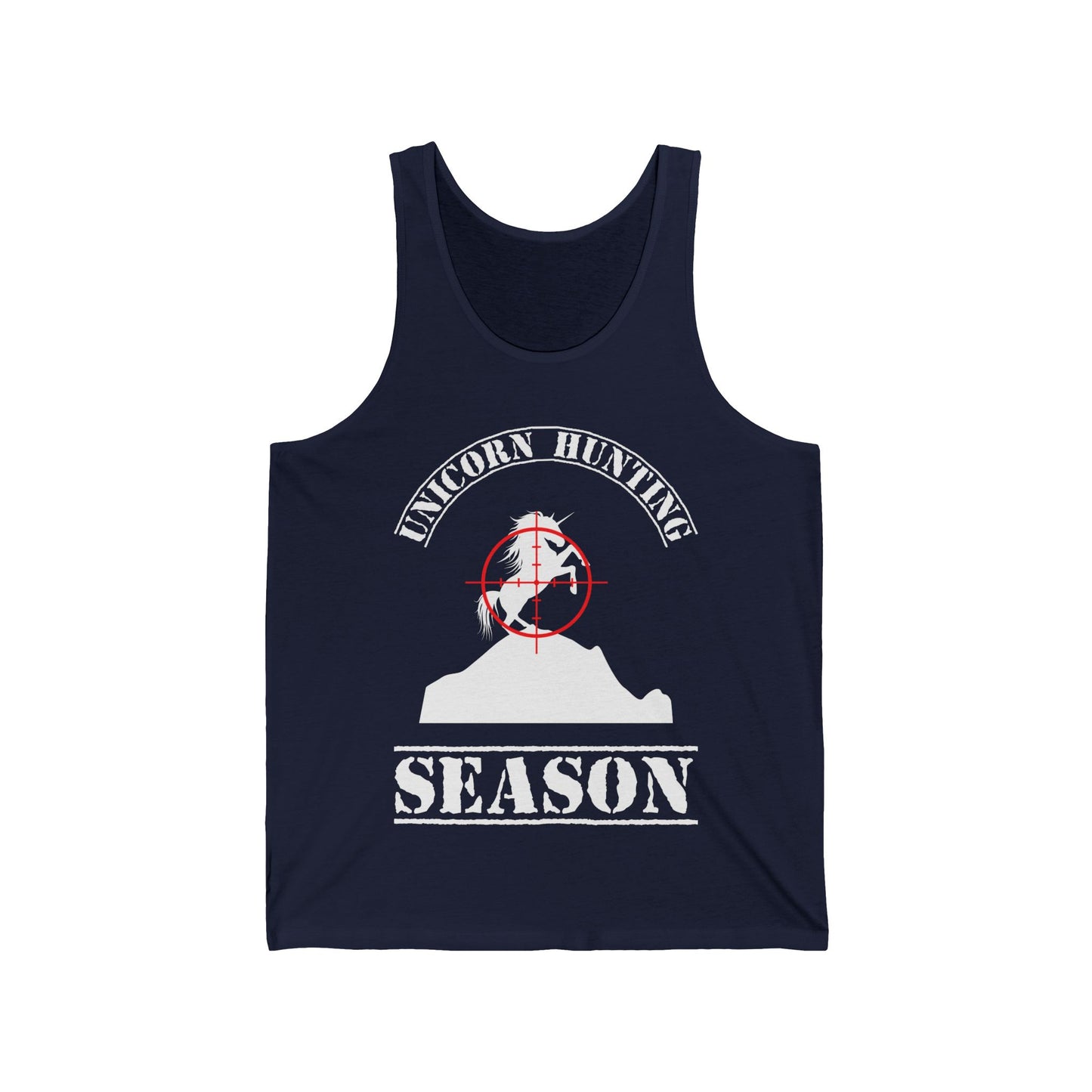 Funny Unicorn Hunting Season Inquire Within Hunting Tank Top Men Women