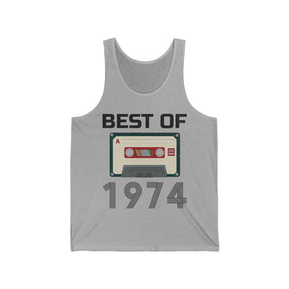 Best Of 1970 Cassette Tape 50th Birthday Gifts Vintage Tank Tops  For Men Women