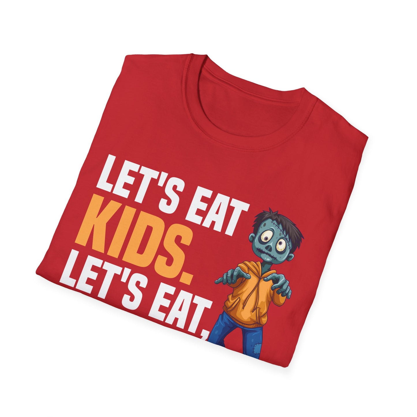 Funny Lets Eat Kids Humor Funny Halloween Teacher Grammar T-Shirt Men Women