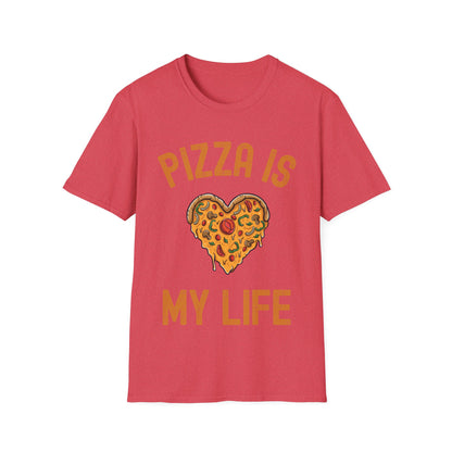 Funny Pizza Is My Life Food Lovers Foodie T-Shirt Men Women