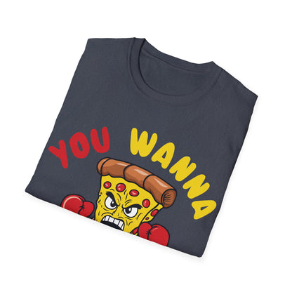 Funny You Wanna Pizza Me Foods Lovers T-Shirt For Men Women T-Shirt