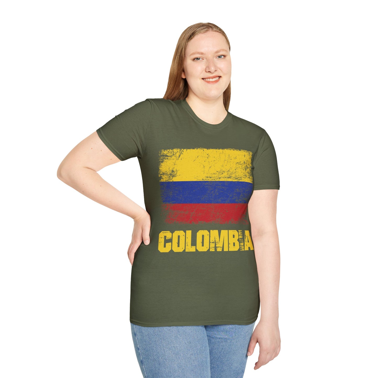 Colombia Columbian Flag Outfit T-Shirt For Men Women T-Shirt