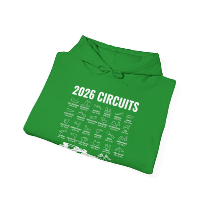 2026 Schedule Formula Racing Formula Car Retro Vintage Hoodie
