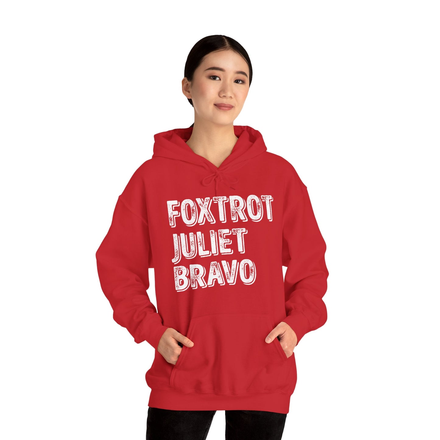 Retro Vintage Foxtrot Juliet Bravo Hoodie For Men Women