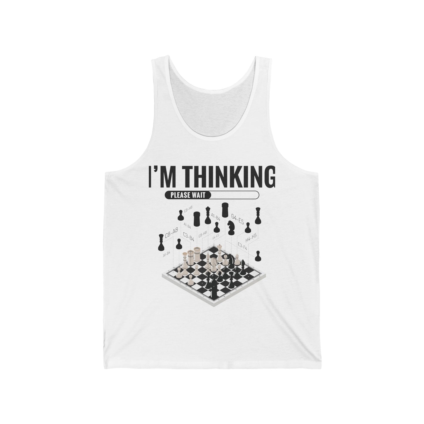 I'm Thinking Chess Funny Chess Player Playing Tank Top For Men Women Tank Top