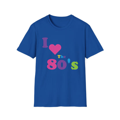 Women I Love The 80s Shirt Disco 80s Costumes Retro T-Shirt