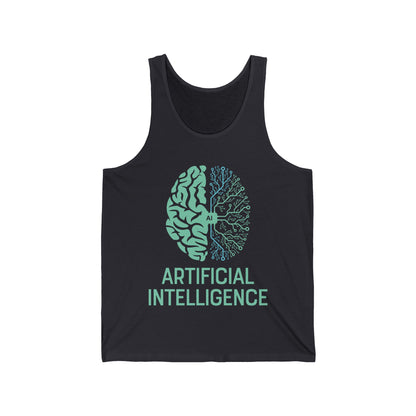 Artificial Intelligence Tee, AI Tank Top , Robot AI Tank Tops for Men Women Tech