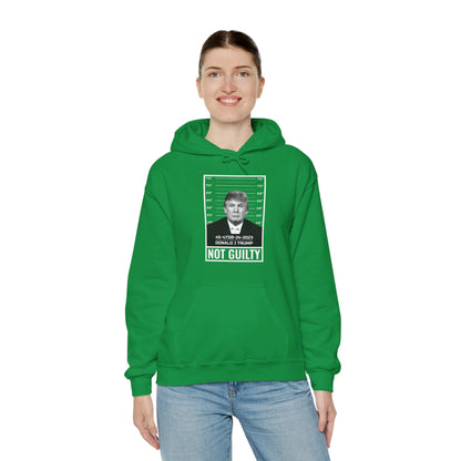 Donald Trump Police Mugshot Not Guilty President Legend 45 47 Hoodie For Men Women Hoodie