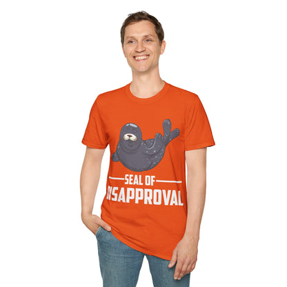 Funny Seal of Disapproval Seal Lover T-Shirt For Men Women