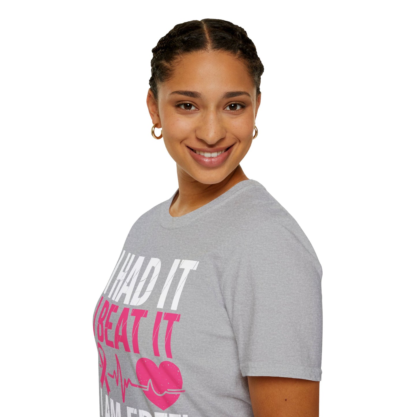 Funny I Had It I Beat It I Am Free Breast Cancer Survivor T-Shirt For Men Women