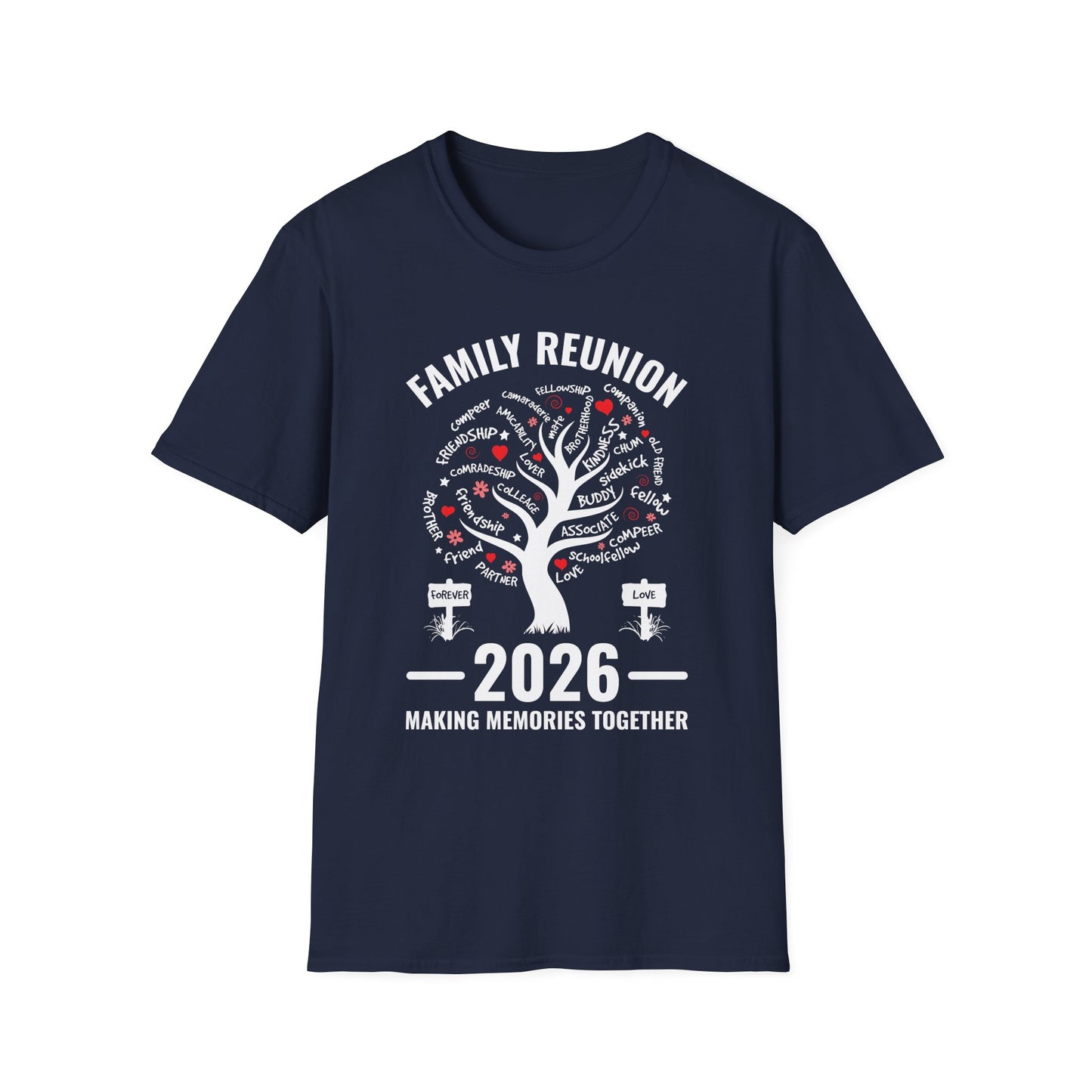 Making Memories Family Matching Group Family Reunion 2026 T-Shirt For Men Women