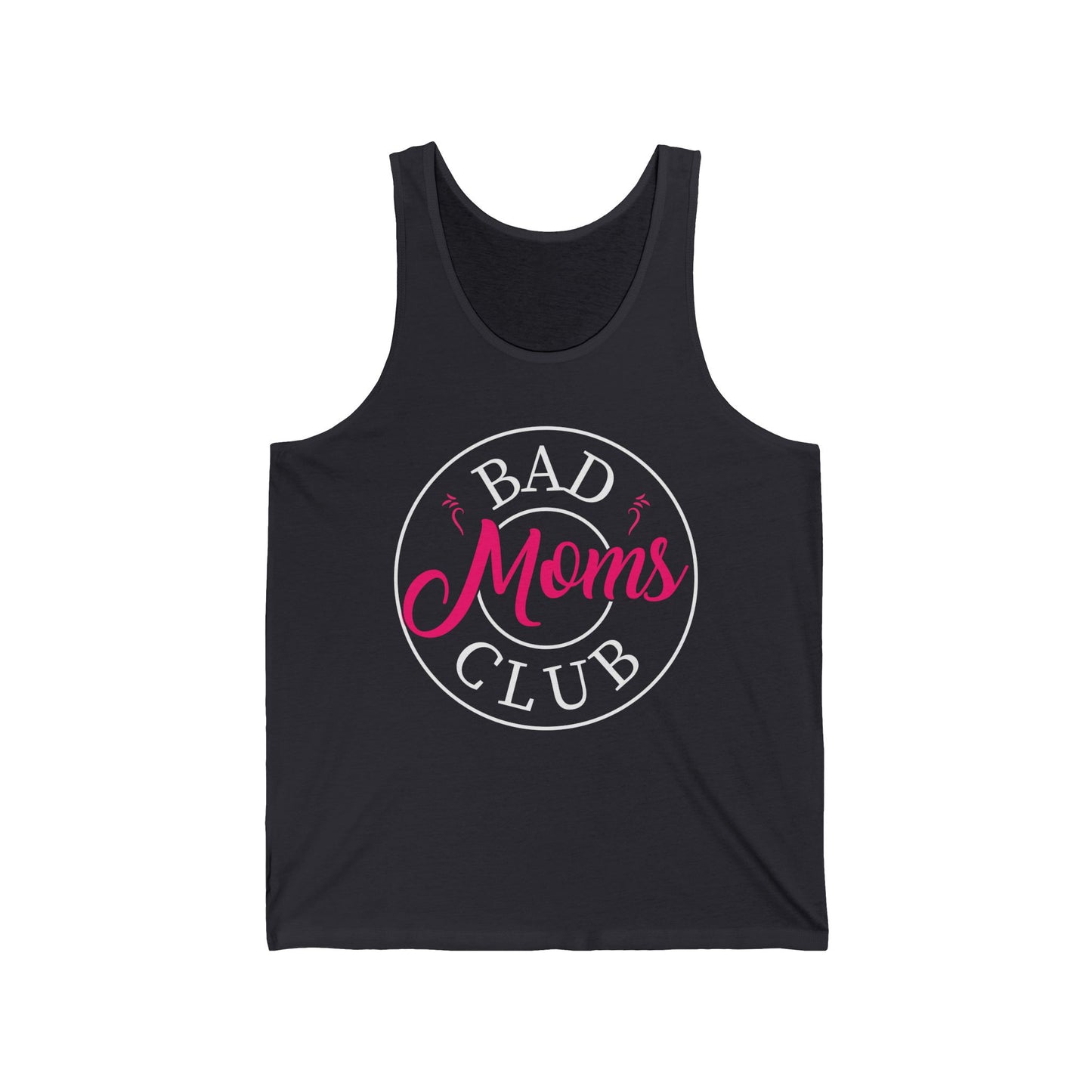 Funny Bad Moms Clubs New Mom Mother Hustler Sarcastic Woman Gift Tank Top