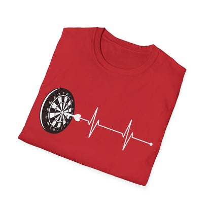 Cute Dart Heartbeat Dart Player Men Women Dart Board Lovers T-Shirt