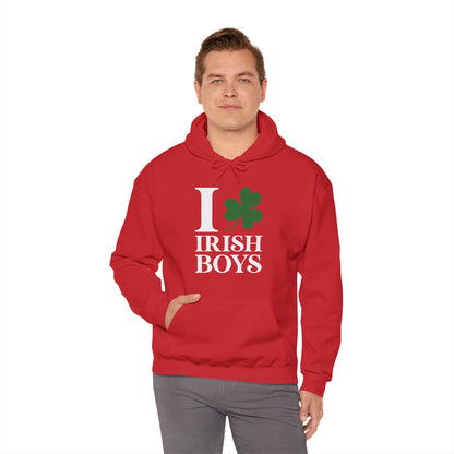 Funny I Love Irish Boys Shamrock St Patricks Day Hoodie For Men Women Hoodie