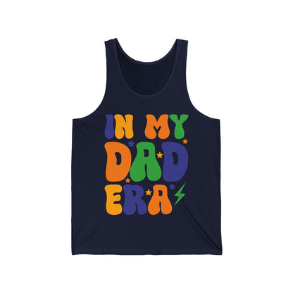 Funny Groovy In My Dad Era Funny Dad Father Daddy Era Tank Top For Men Tank Top