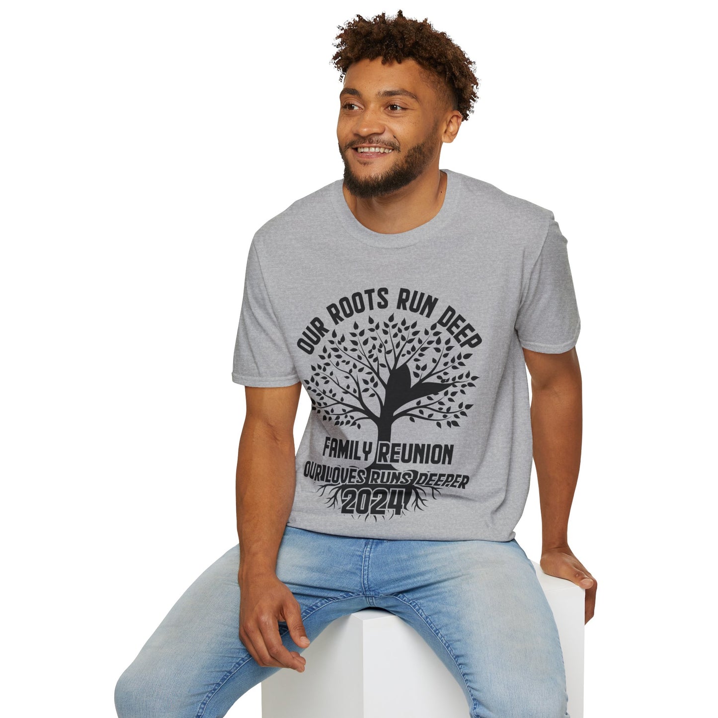 Family Reunion 2024 Our Roots Run Deep Our Love Runs Deeper Family Reunion T-Shirt For Men Women T-Shirt