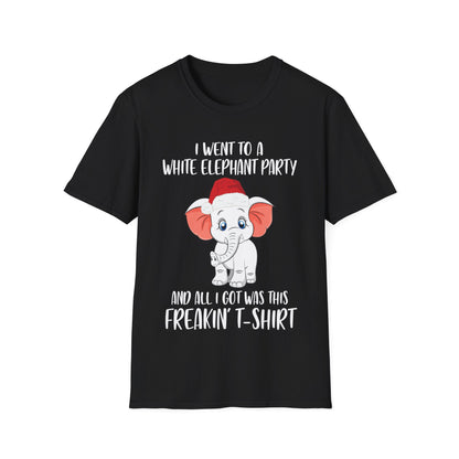 I Went To A Party And All I Got White Elephant Christmas Fun T-Shirt Gift Exchange Contest T-Shirt