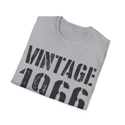 Funny Vintage 1966 60th Birthday Gifts 60 Year Old T-Shirt For Men Women