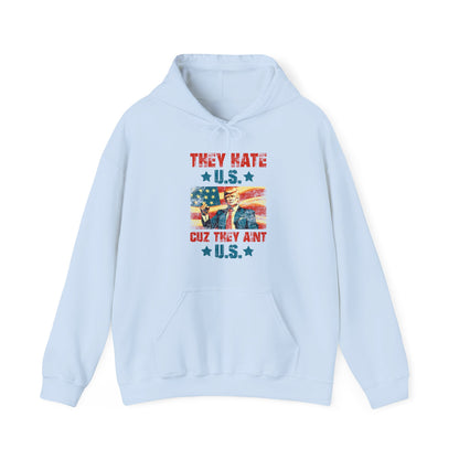 They Hate Us Cuz They Ain't Us Funny Trump 4th Of July 2024 Hoodie For Men Women Hoodie