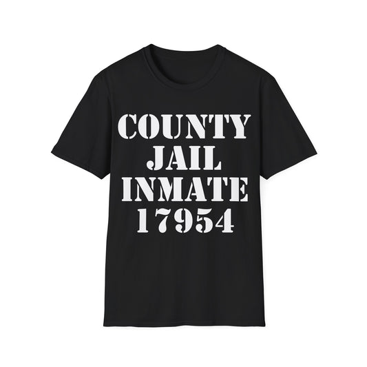 Halloween County Jail Inmate Prisoner Costume Party T-Shirt For Men