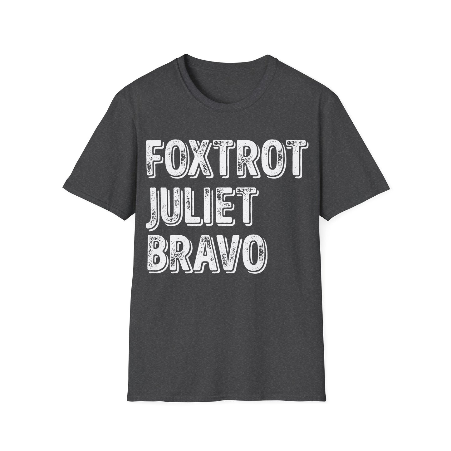 Retro Vintage Foxtrot Juliet Bravo T-Shirt For Men Women