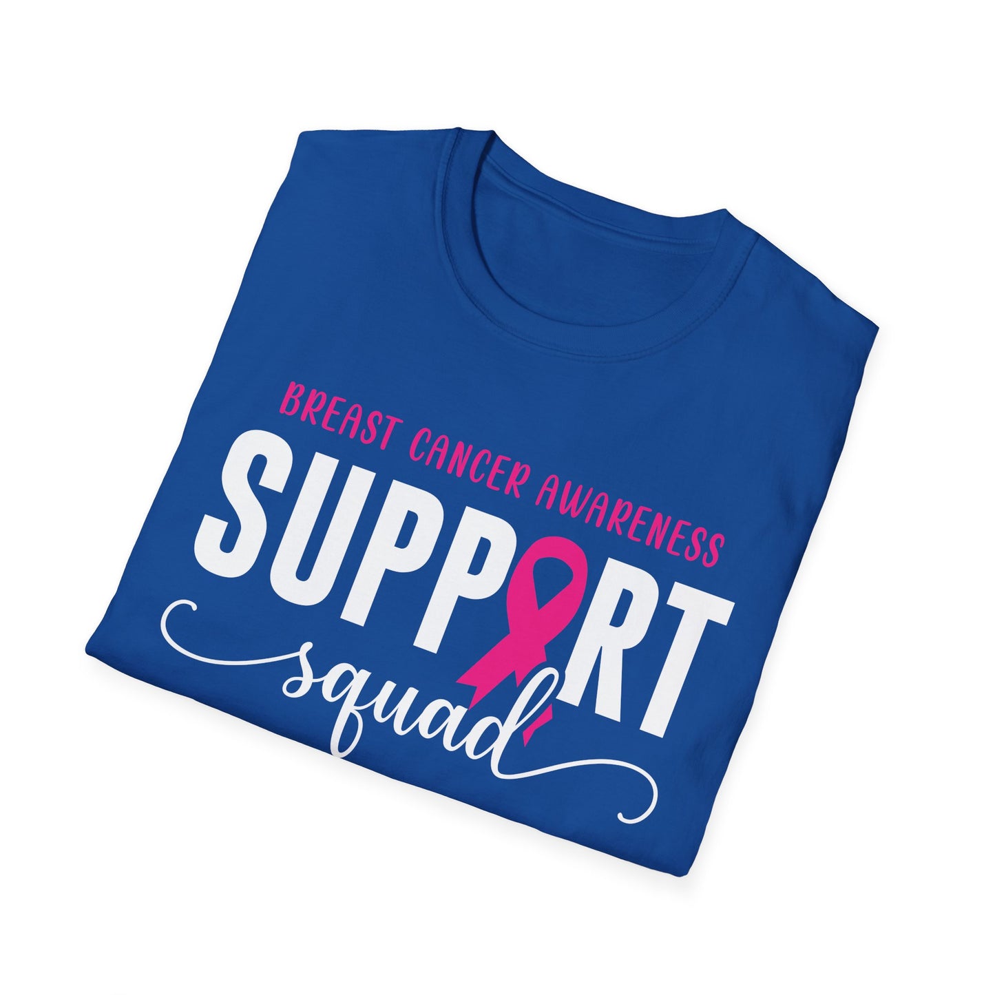 Breast Cancer Shirts Support Squad Tee Breast Cancer Awareness T-Shirt For Men Women