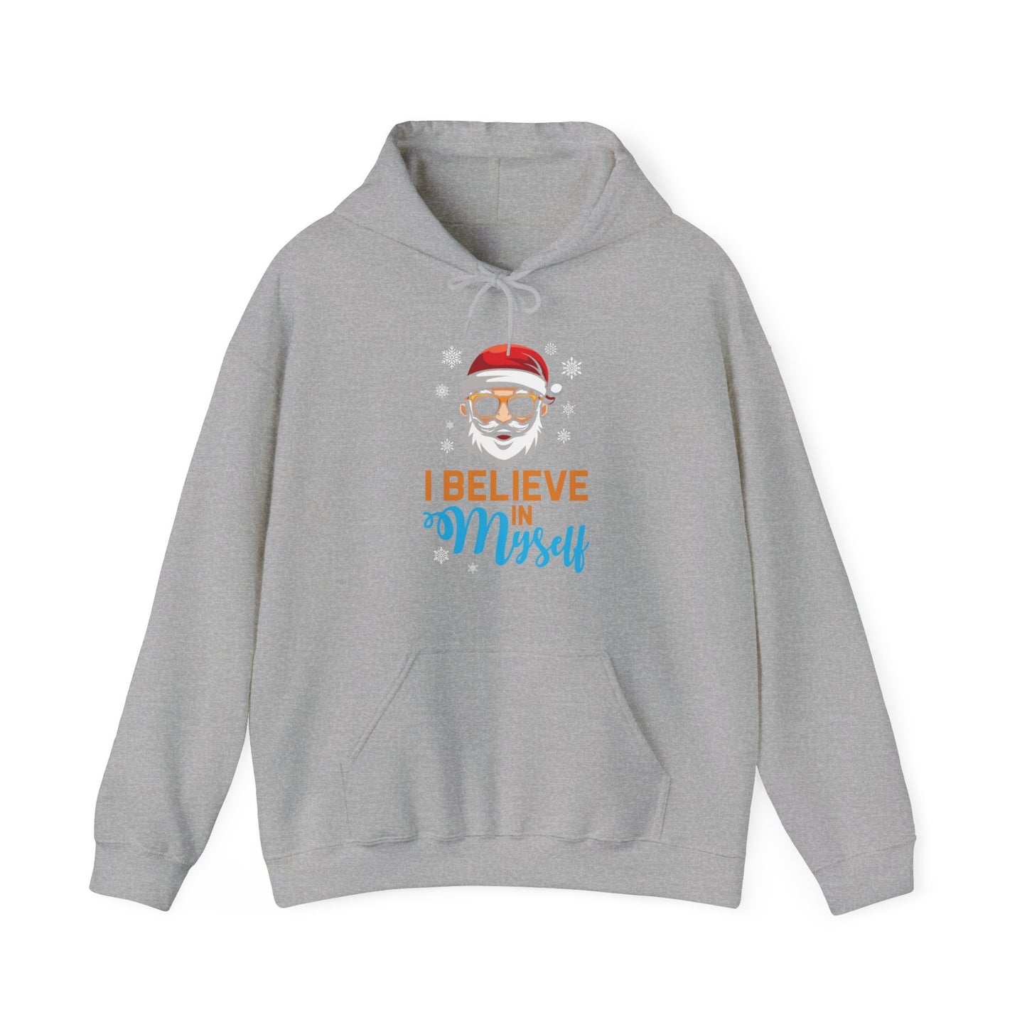 I Believe In Myself Santa Claus Funny Christmas Santa Xmas Hoodie