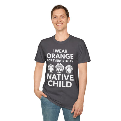 I Wear Orange for Every American Native Child Indian Pride T-Shirt for Men Women