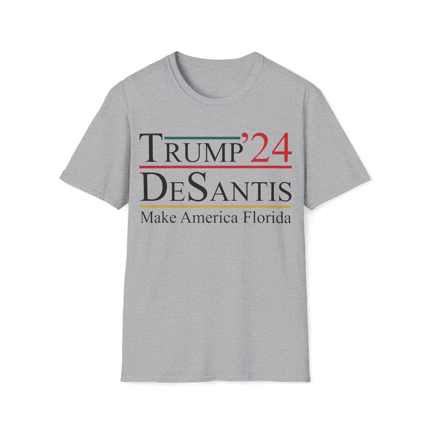 Trump DeSantis 2024 Make America Florida, Election T-Shirt Man Women