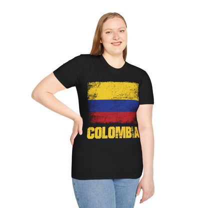 Colombia Columbian Flag Outfit T-Shirt For Men Women T-Shirt