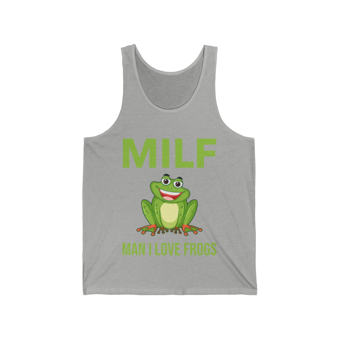 Funny Milf Man I Love Frogs Sarcastic Frog Lovers Tank Tops