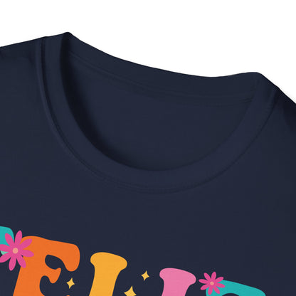Funny Feliz 100 Diaz De Escuela 100th Day School Spanish Teacher T-Shirt For Men Women Kids