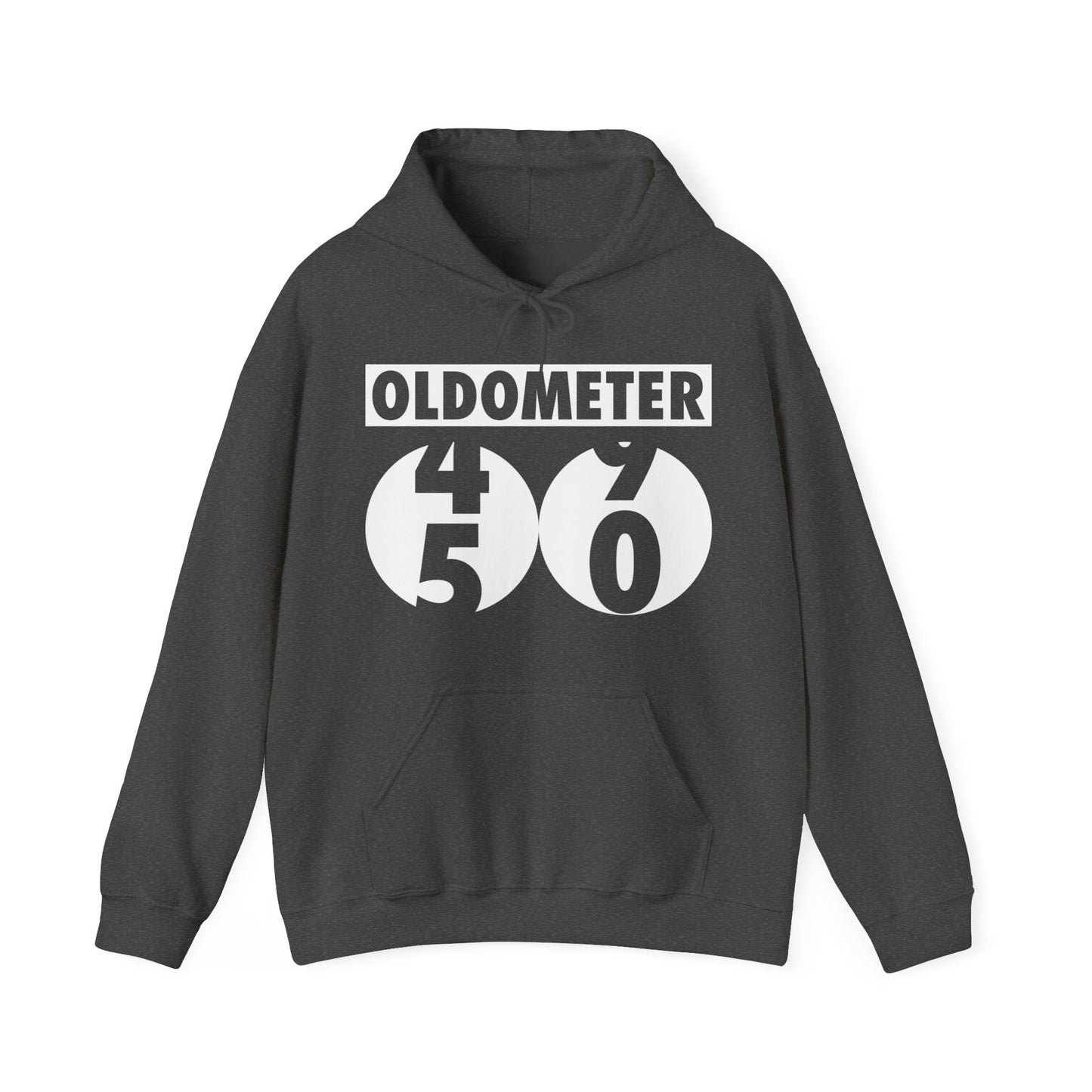 Funny Oldometer Odometer 50th Birthday Gift 50 yrs Old Joke Hoodie For Men Women Hoodie