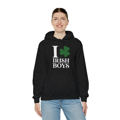 Funny I Love Irish Boys Shamrock St Patricks Day Hoodie For Men Women Hoodie