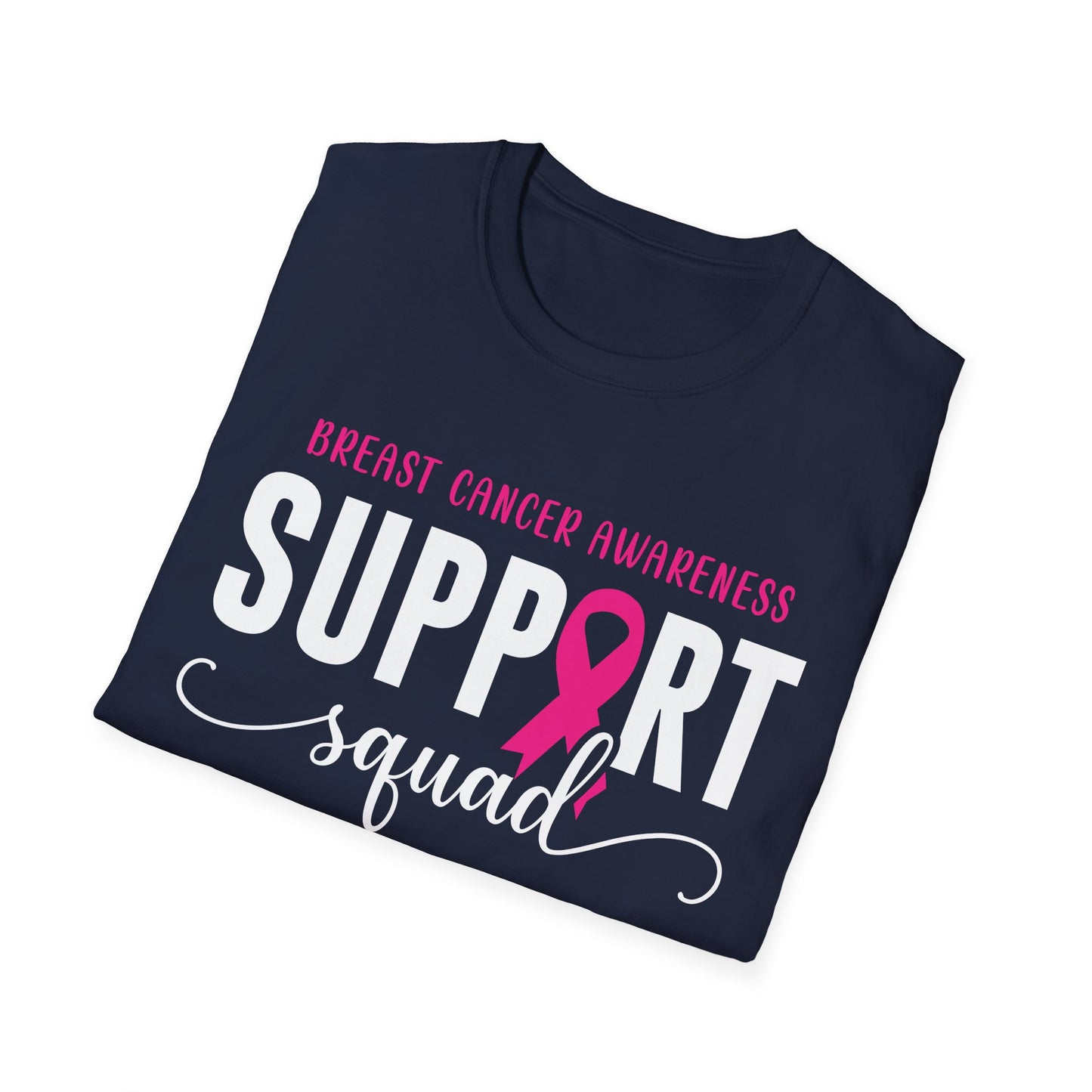 Breast Cancer Shirts Support Squad Tee Breast Cancer Awareness T-Shirt For Men Women