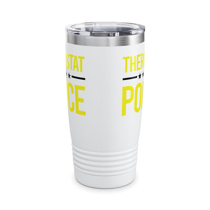 Men's Thermostat Police For A Police Fathers Day Dad Papa Tumbler