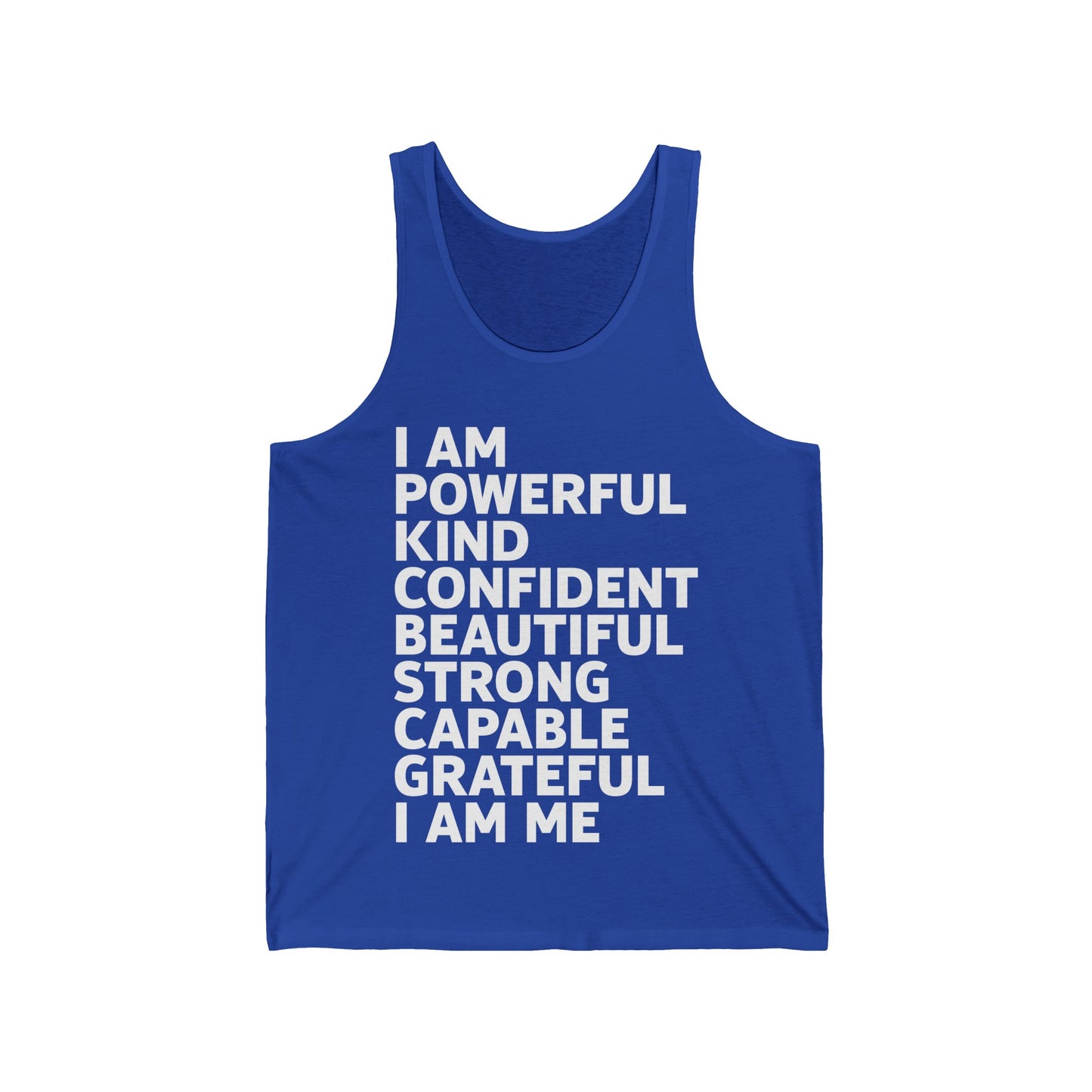 Funny I Am Powerful Kind Confident Beautiful Strong Capable Sarcastic Tank Tops