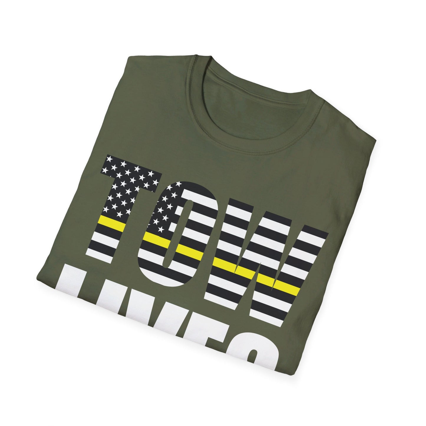 Tow Lives Matter Thin Yellow Line Tow Truck Driver Birthday Gift T-shirt Men