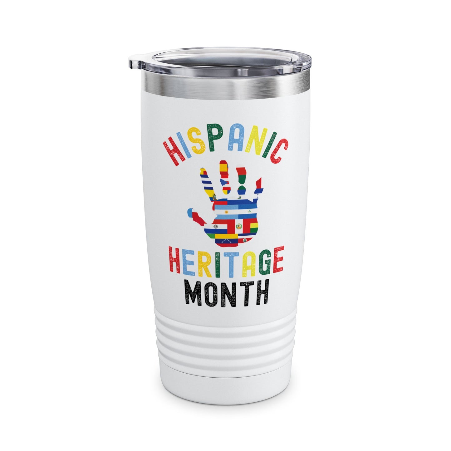 Hispanic Heritage Month Hand Flags Countries Tumbler Men Women Kids