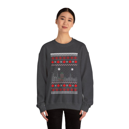 I Love Canada Christmas Santa Funny Ugly Christmas Jumper Sweatshirt Sweater