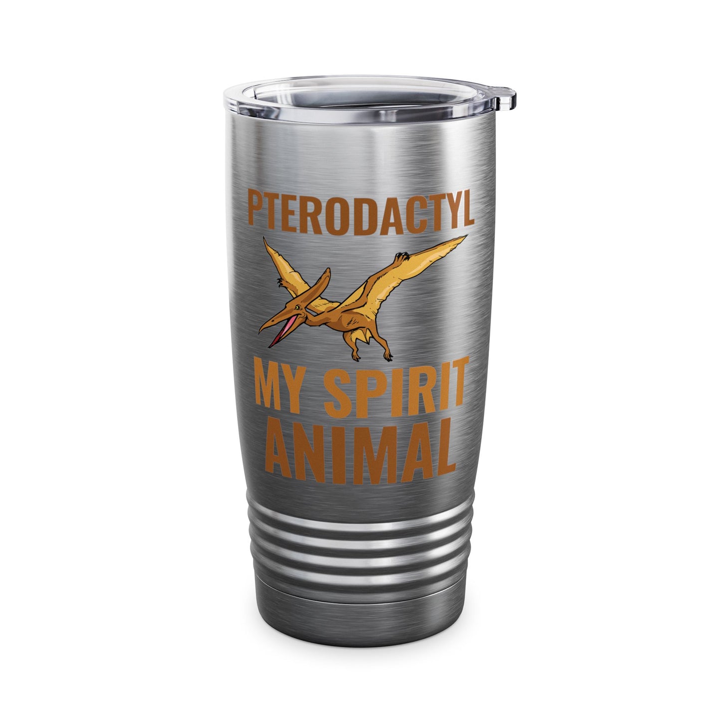 Funny Pterodactyl Is My Spirit Animal Dinosaur Gift Tumbler For Men Women