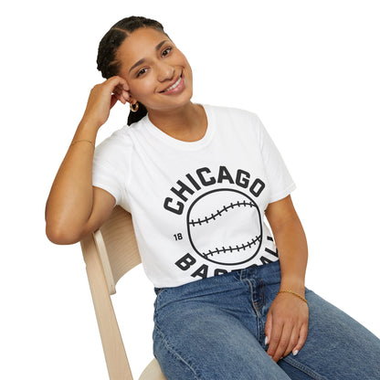 Chicago Baseball Gameday Fan Gear Sports Baseballer T-Shirt For Men Women T-Shirt