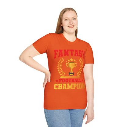 Funny Fantasy Football League Champion Footballer T-Shirt Men Women