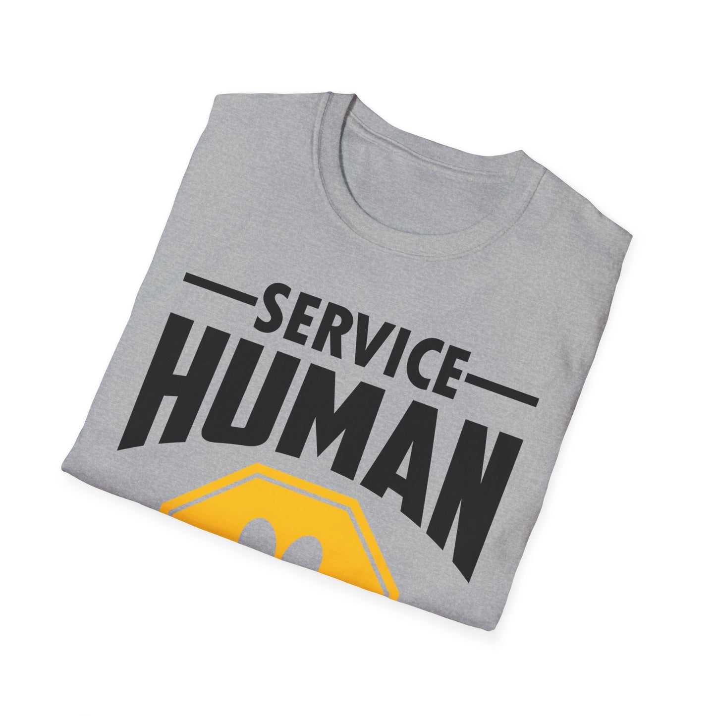 Funny Service Human Do Not Pet Dog Lover T-Shirt Men Women