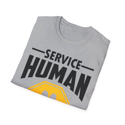 Funny Service Human Do Not Pet Dog Lover T-Shirt Men Women