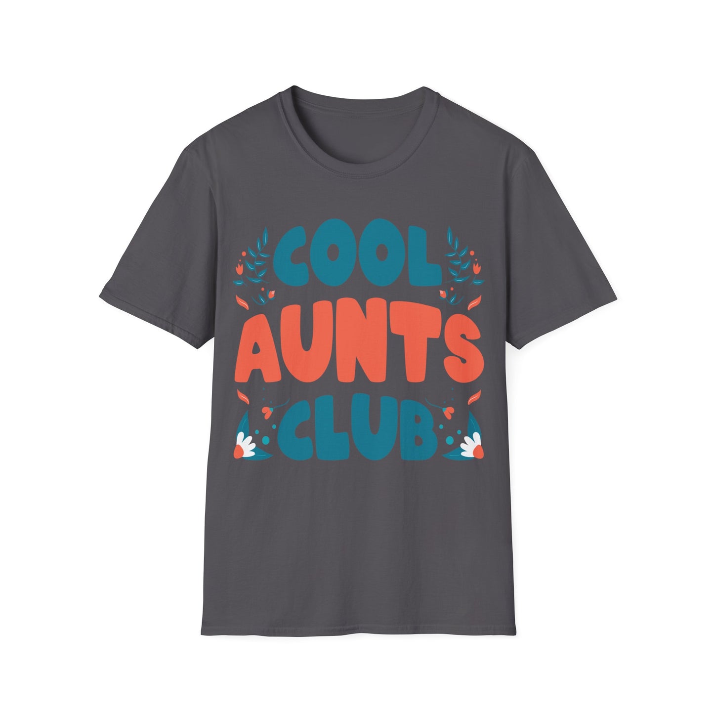 Cool Aunts Club Groovy Retro Smile Aunt Auntie Funny Mother's Day T-Shirt