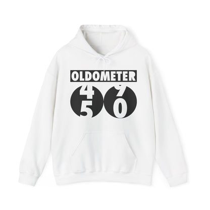Funny Oldometer Odometer 50th Birthday Gift 50 yrs Old Joke Hoodie For Men Women Hoodie