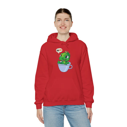 Tea-Rex In A Cup Cute T-Rex Dinosaur Kawaii Coffee Tea Funny Dino Pun Hoodie For Men Women Hoodie