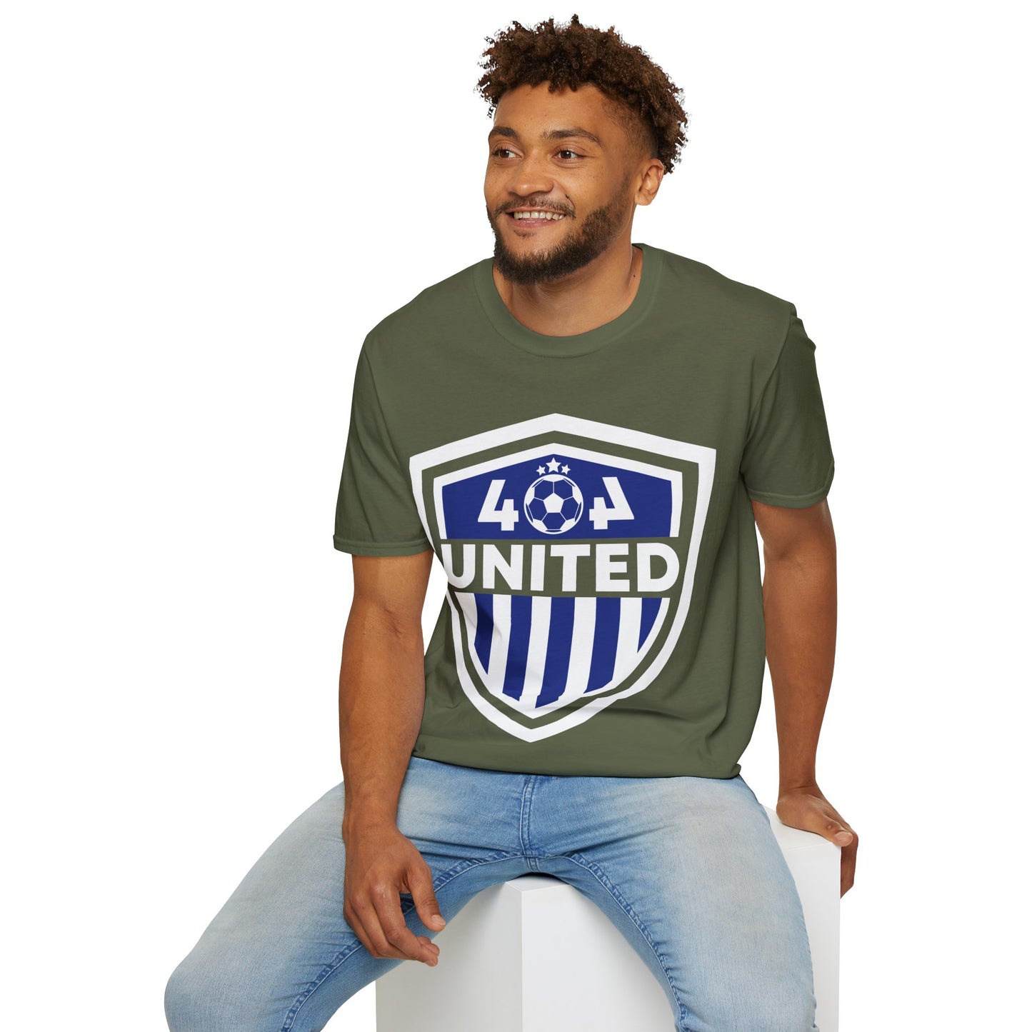 Funny 404 United Atlanta Soccer Badge Jersey T-Shirt For Soccer Lover Men Women T-Shirt