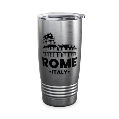 Cool Vintage Roma Italia Colosseum Souvenirs, Rome Italy Tumbler For Men Women Tourist Tumbler